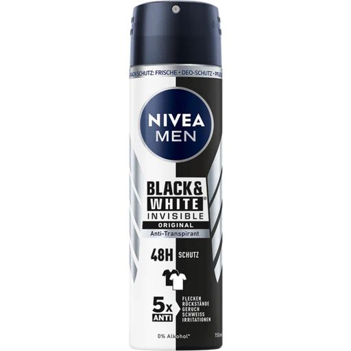 MEN Dezodorant w sprayu Invisible for Black & White Original - 150 ml