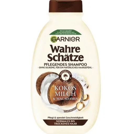Wahre Schätze (Botanic Therapy) Pielęgnacyjny szampon do włosów Mleko kokosowe & Makadamia - 300 ml