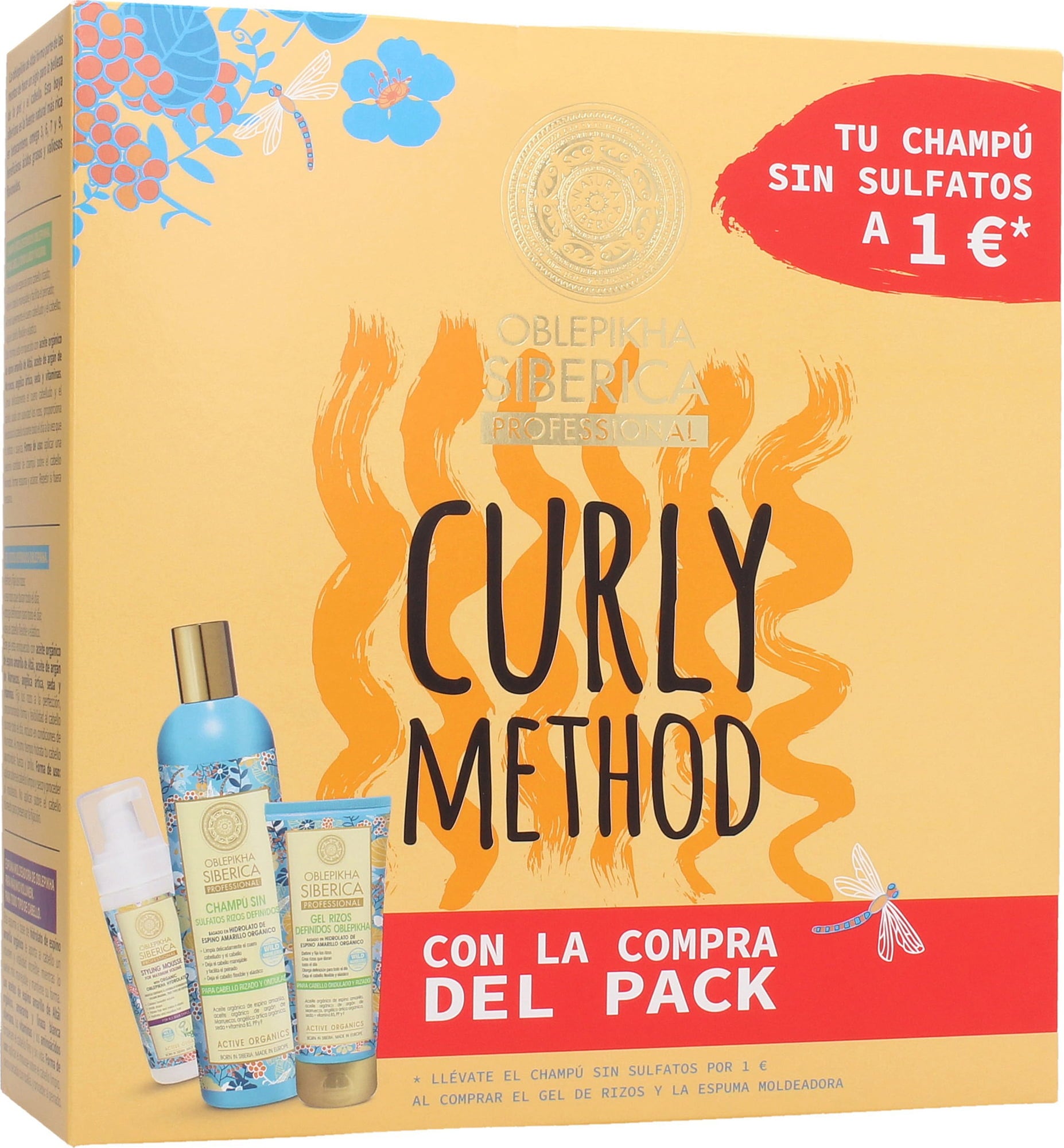 Natura Siberica Curly Oblepikha Haarverzorgingsset - 1 Set