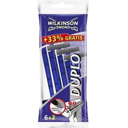 Wilkinson Sword Duplo Wegwerpscheermesjes, 6+2 gratis - 8 Stuks