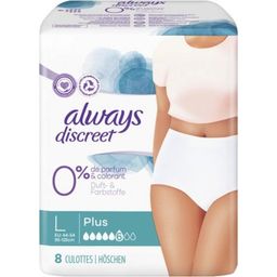 always Discreet Incontinence Pants L Plus 8 pieces buy online