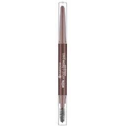 essence wow what a brow pen waterproof - 02 - Brown