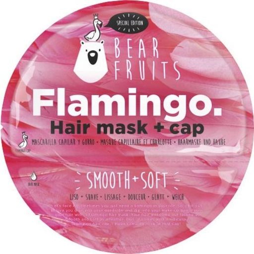 Bear Fruits Flamingo Smooth + Soft Hair Mask + Cap - 20 ml