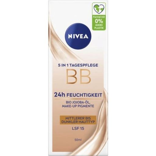 5em1 BB Cream Super Natural Hidratante SPF15, Pele Média a Escura - 50 ml