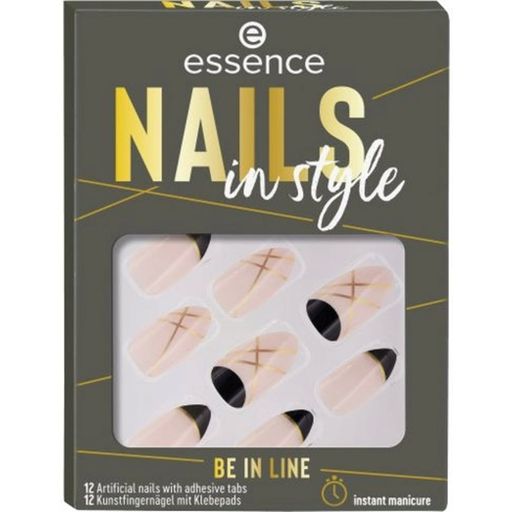 essence nails in style BE IN LINE - 12 Szt.