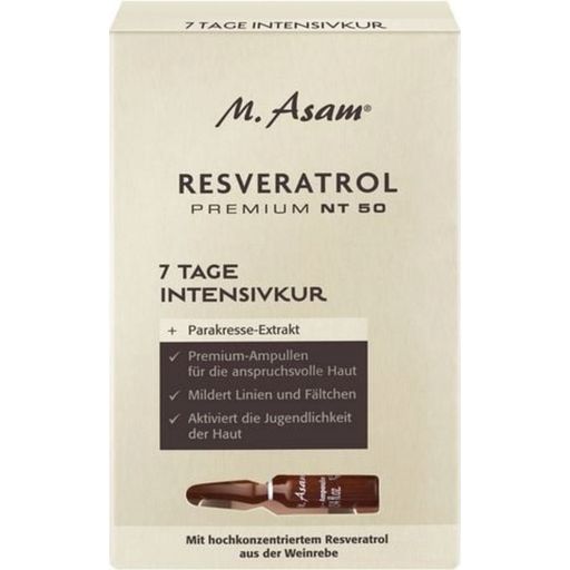M.Asam RESVERATROL PREMIUM NT50 Ampullen-Kur - 7 ml