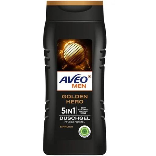 AVEO Gel Douche 5 en 1 "Golden Hero" MEN - 300 ml