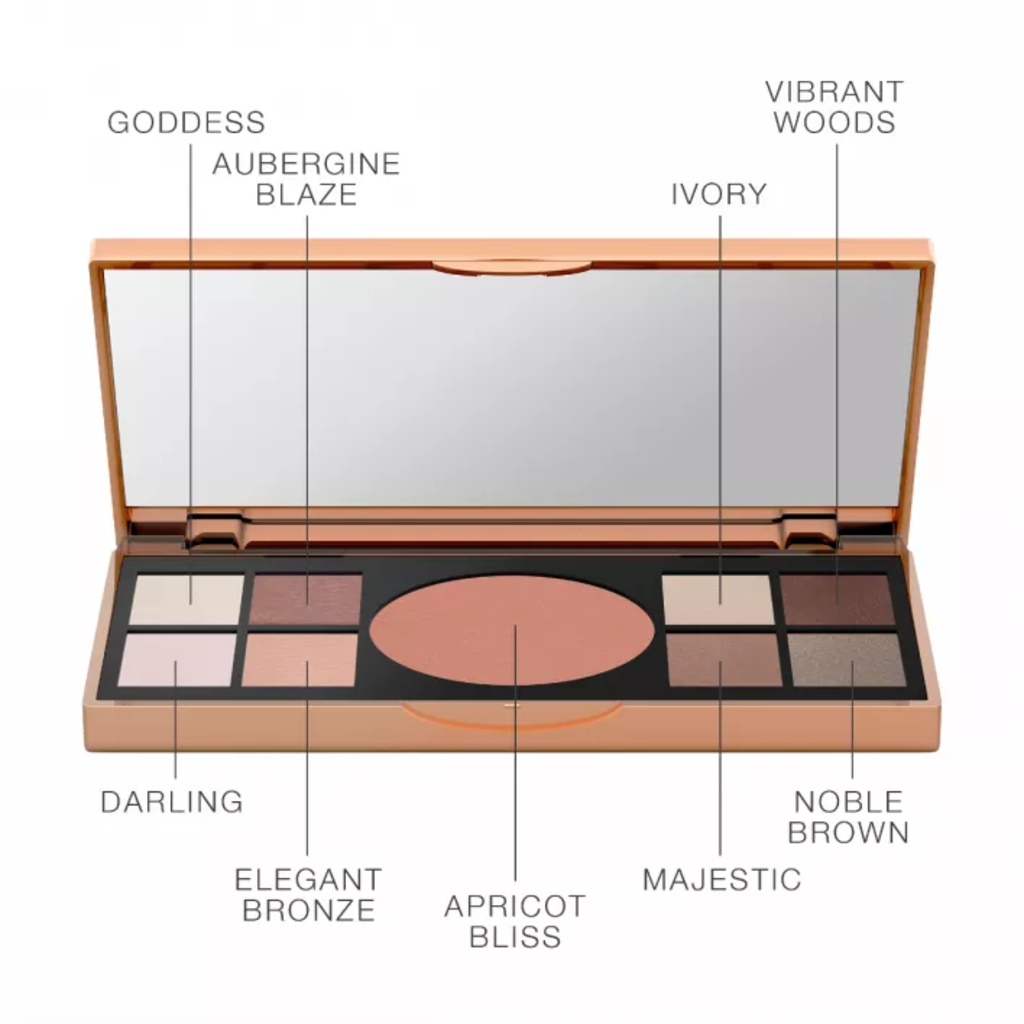 Palette d'Ombres à Paupières & Blush 