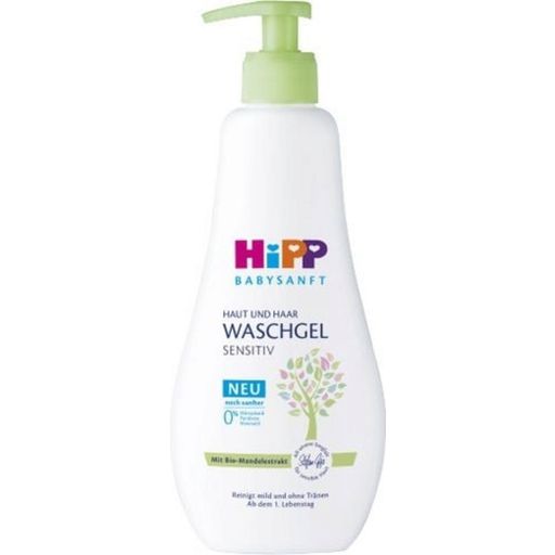 HIPP Babyzacht Sensitive Huid & Haar Wasgel - 400 ml