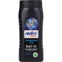 AVEO MEN gel za tuširanje Crushed Ice 5v1 - 300 ml