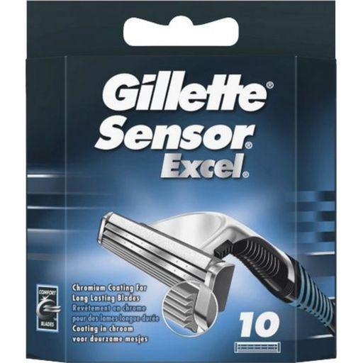 Gillette Lâmina Sensor Excel - 10 Unidades