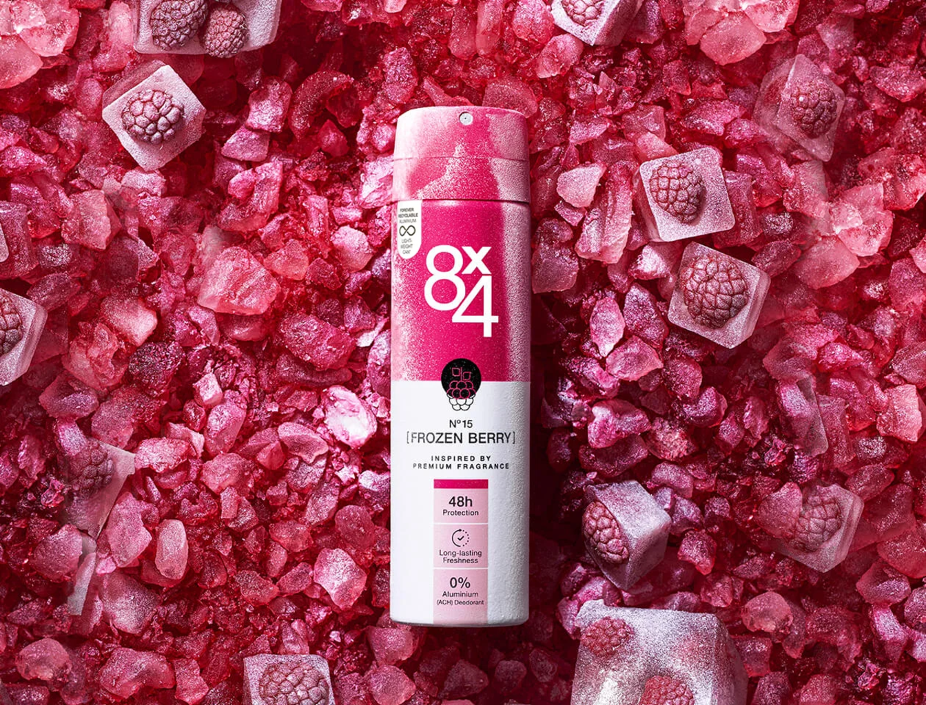 8x4 Spray No.15 Frozen Berry - 150 ml