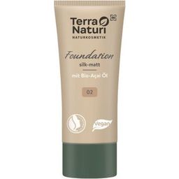 Terra Naturi Silk Matte Foundation - 02 - natural beige