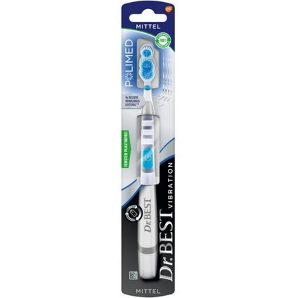 dr best vibration polimed batterie Dr.BEST Vibration Battery Toothbrush Polimed - Medium