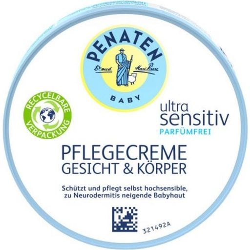 Ultra Sensitive Verzorgingscrème voor Gezicht & Lichaam - 100 ml
