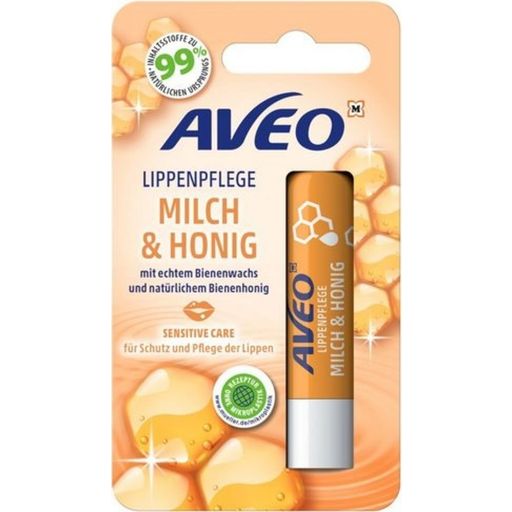 AVEO Läppbalsam Mjölk & Honung - 4,80 g