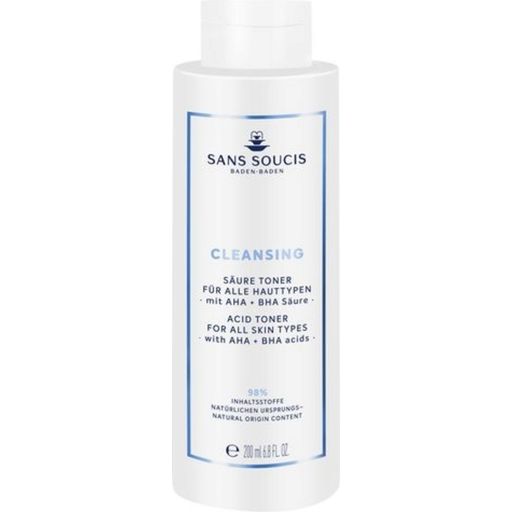 Cleansing - Acid Toner for All Skin Types, with AHA + BHA Acids - 200 ml
