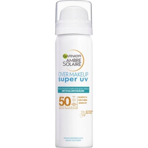 AMBRE SOLAIRE Brume Super UV Over Make-up avec SPF 50 - 75 ml