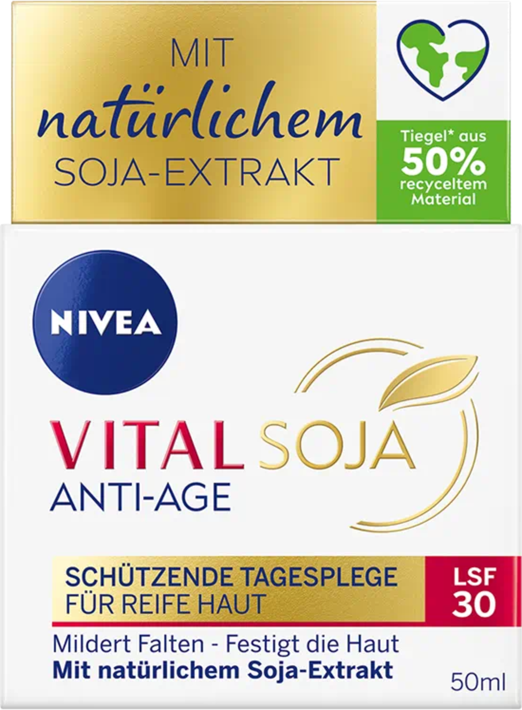 NIVEA VITAL SOJA Verstevigende Dagcrème SPF30 - 50 ml
