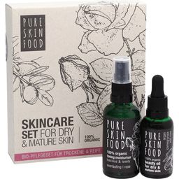 Organic Skincare Set For Dry & Mature Skin - 1 kit