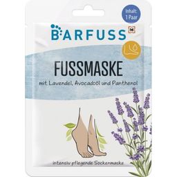 BARFUSS Fotmask Lavendel Avokadoolja Panthenol - 1 Par