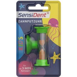 SensiDent Kids peščena ura za umivanje zob - 1 kos