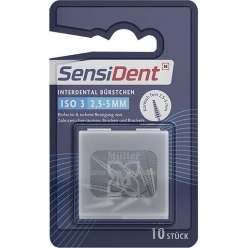 SensiDent Recarga de Escova Interdentária ISO 3 - 10 Unidades
