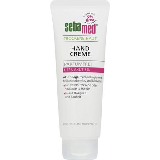 sebamed Dry Skin Urea 5% Handcrème, Parfumvrij - 75 ml