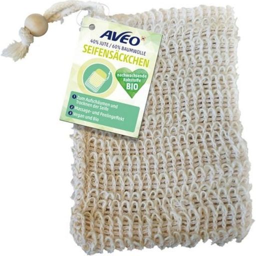 AVEO Cotton & Jute Soap Bag