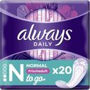 always Daily Normal To Go Fresh Trosskydd - 20 st.