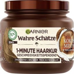 Wahre Schätze 1-Minute Haarkur mit Kokosmilch & Macadamiaöl - 340 ml
