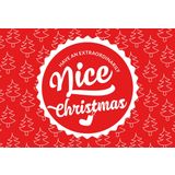 oh feliz Cartão de Felicitações "Nice Christmas"