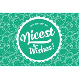 oh feliz Bigliettino Personale - Nicest Wishes - Nice Wishes!