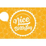 oh feliz Carte de Vœux "Nice Birthday"