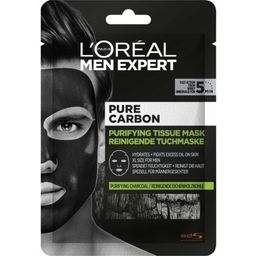 MEN EXPERT Pure Carbon - Mascarilla purificante de tela - 1 ud.