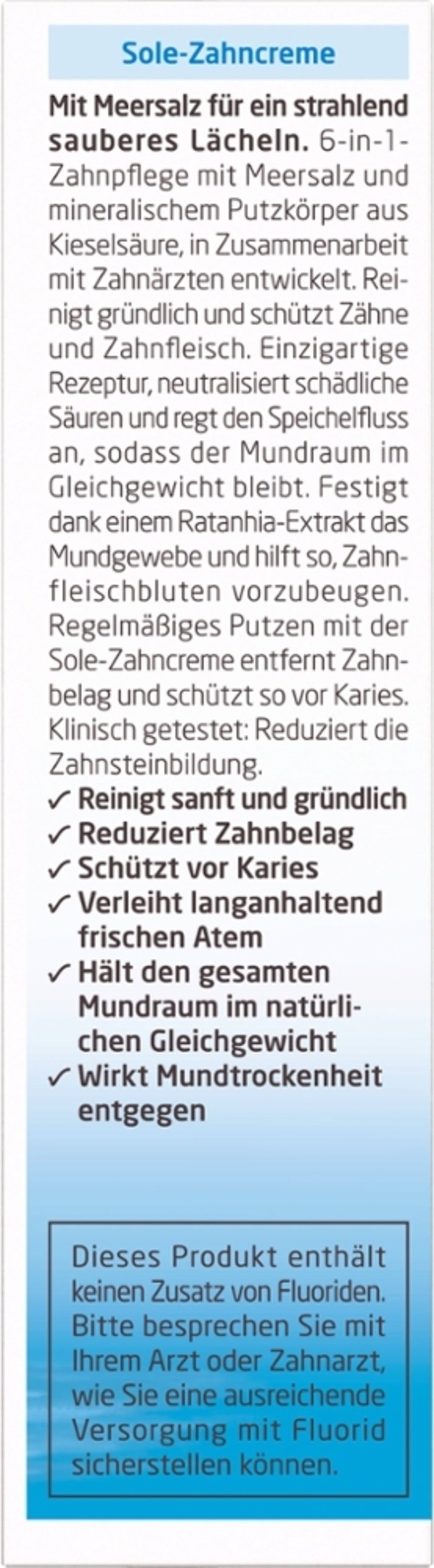 Weleda Pâte Dentifrice Saline - 75 ml