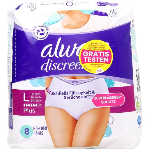 always Discreet Panties Plus, 8 Pcs - oh feliz International Online Shop