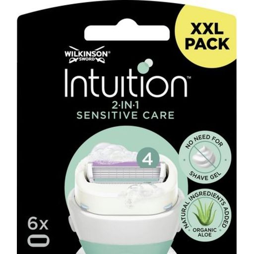 Intuition 2in1 Sensitive Care - Cuchillas de Recambio - 6 unidades