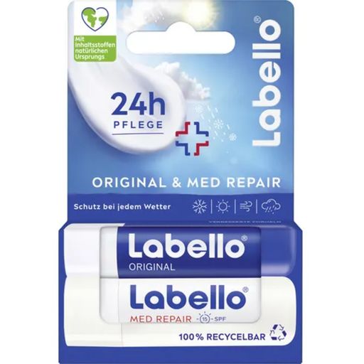 Labello All-Weather Set, Original + Protect+ - 11 ml
