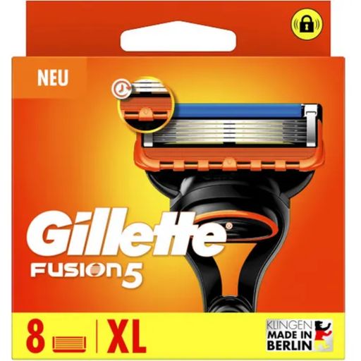 Gillette Lâminas de Barbear Fusion5 - 8 Unidades