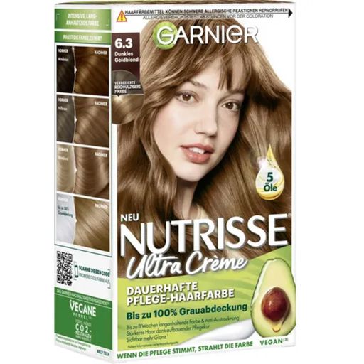 Nutrisse Cream Permanent Care Hair Colour No. 6.3 Dark Golden Blonde - 1 st.