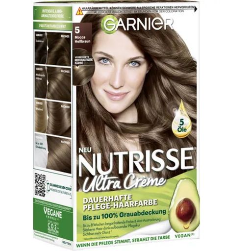 Nutrisse Crème Permanente Haarverf - 5.0 Lichtbruin - 1 Stuk