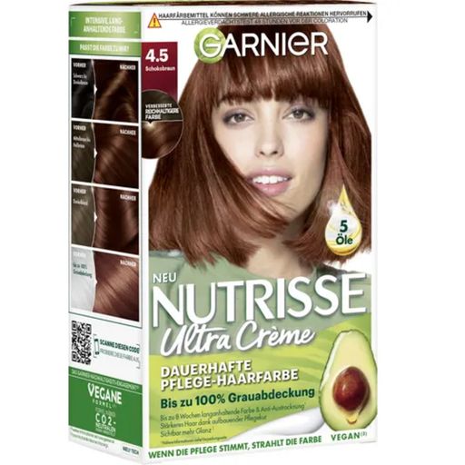 Nutrisse Creme Permanent Care Farba do włosów nr 45 Czekoladowy brąz - 1 Szt.