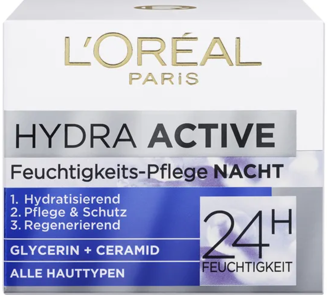 L'ORÉAL PARIS HYDRA ACTIVE 3 Nachtcreme - 50 ml