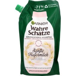Wahre Schätze (Botanic Therapy) Kojący szampon do włosów Delikatne mleko owsiane, opakowanie uzupełniające