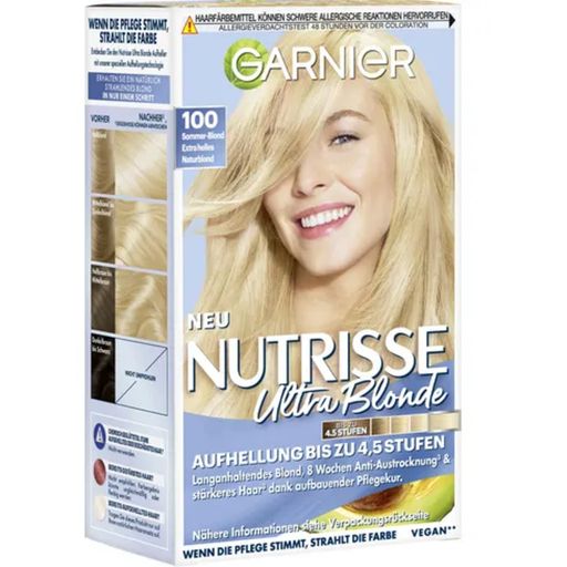 Nutrisse Ultra Blonde - Coloración Permanente, 100 Rubio Extra Claro - 1 ud.