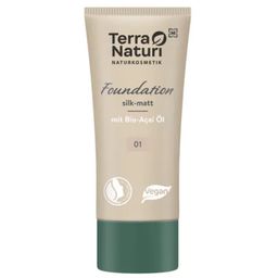 Terra Naturi Silk Matt Foundation - 01 - ivory