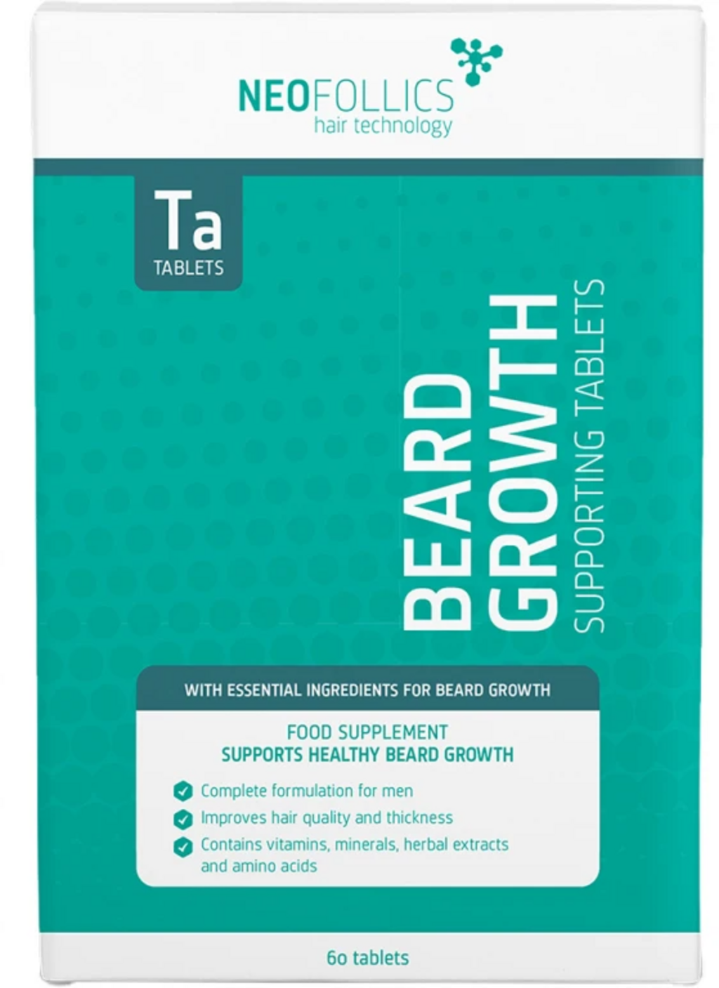 Neofollics Beard Growth Supporting Tablets
