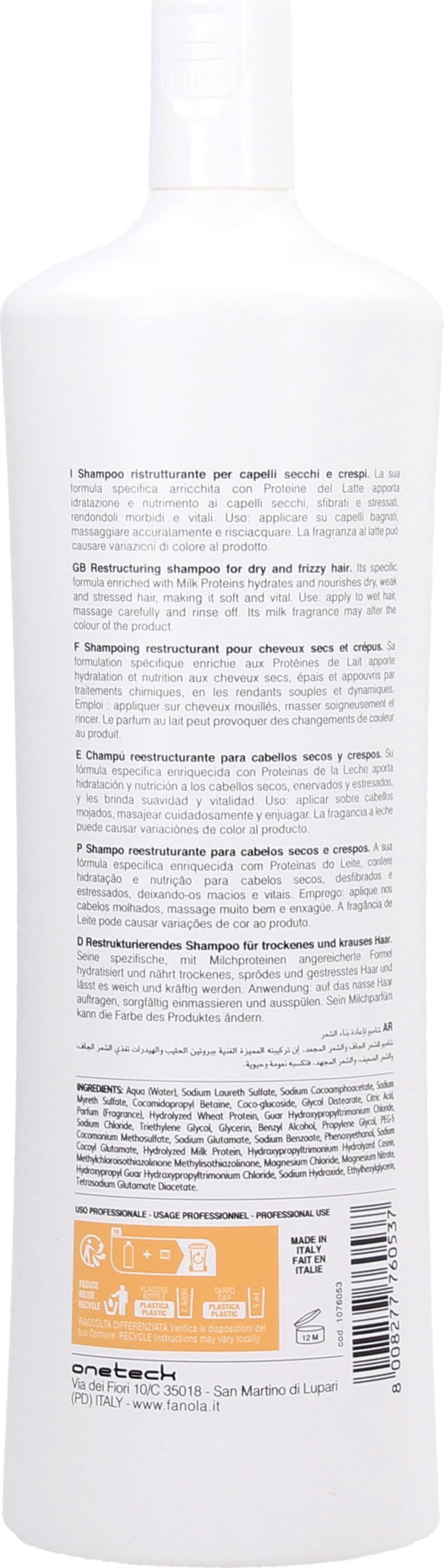 Fanola Nourishing Shampoo - 1.000 ml