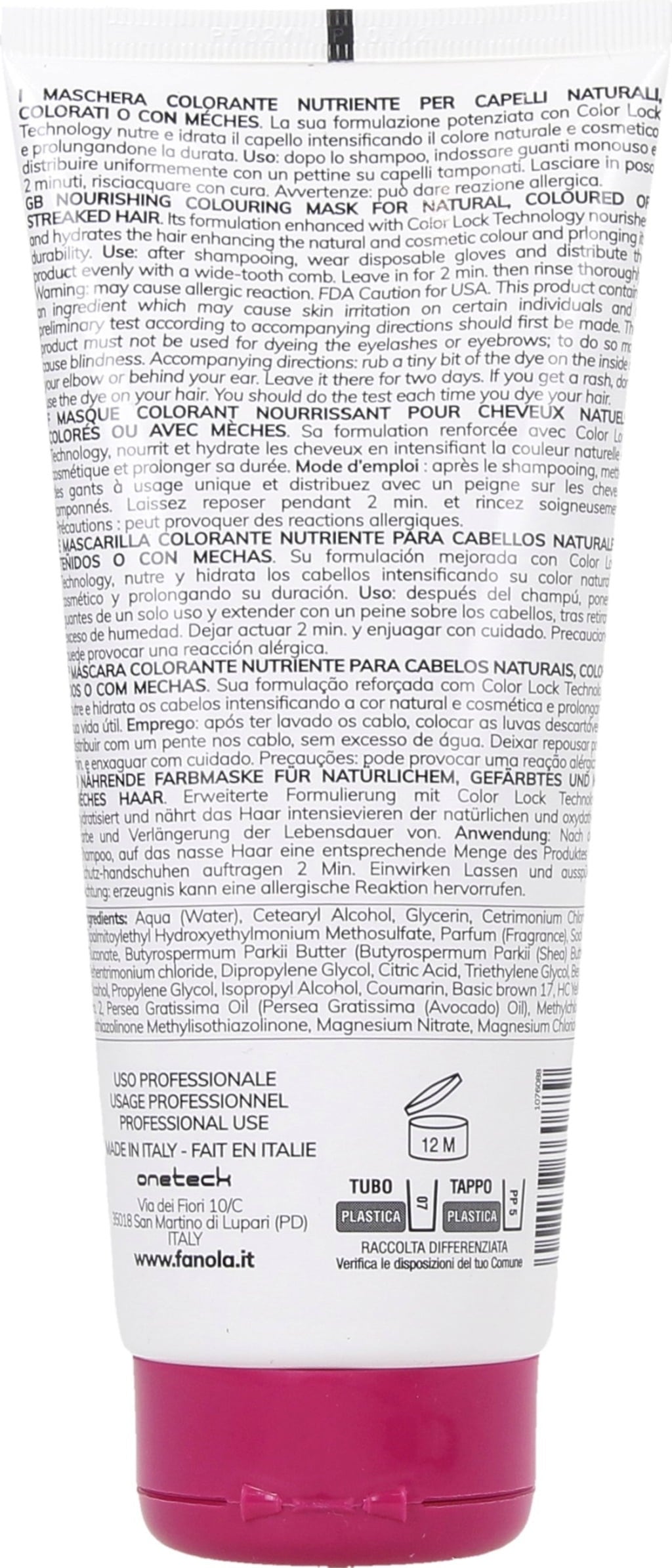 Fanola Color Mask Golden Aura - 200 ml